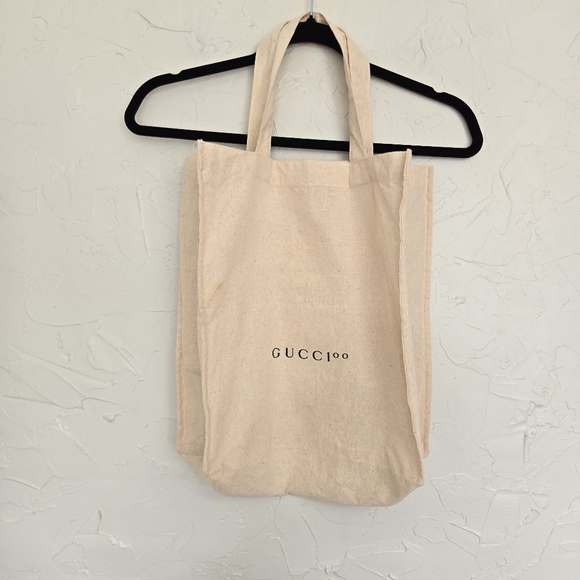 GUCCI Canvas Shopping Tote - Picture 7 of 12